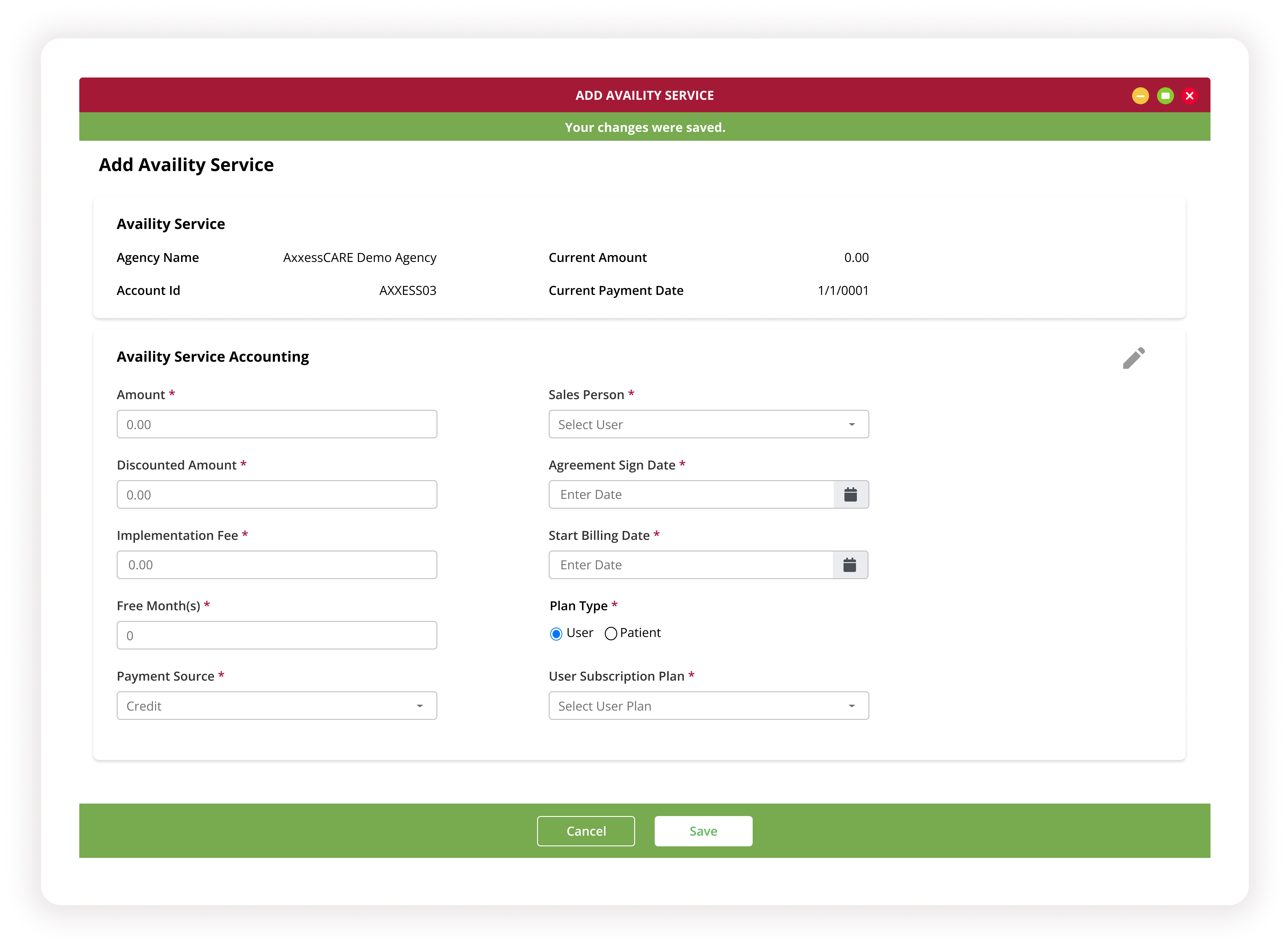 Redesigned Availity Service with sticky toasts and visual call-to-action cues